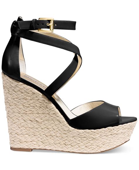 michael kors wedges black|Michael Kors wedges on sale.